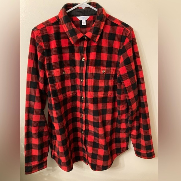 Ladies Buffalo Plaid Top or Jacket - Picture 2 of 11